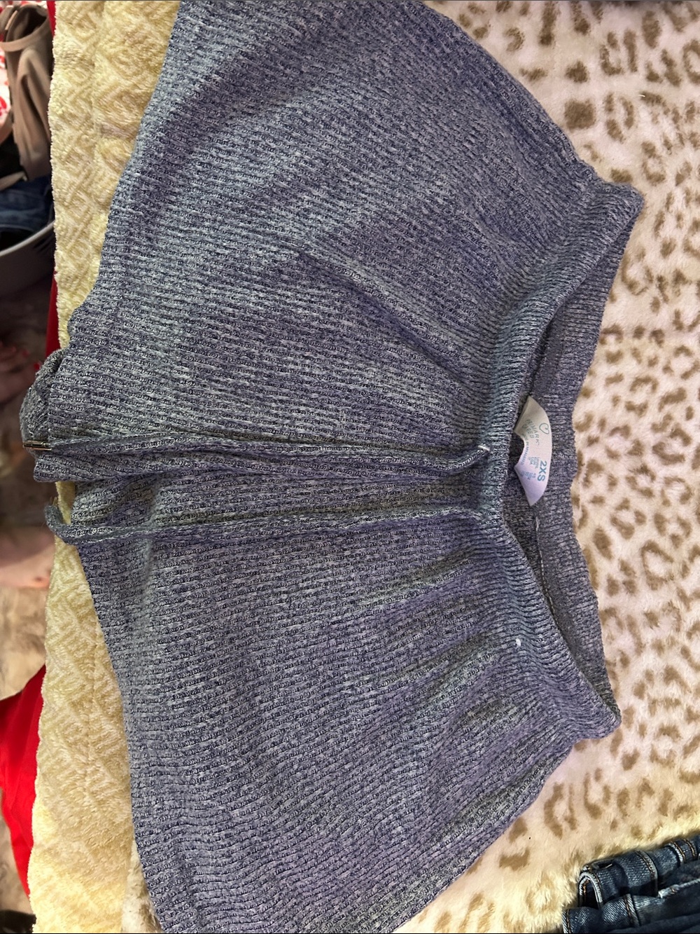 Carter's Blue Heather Knit Shorts